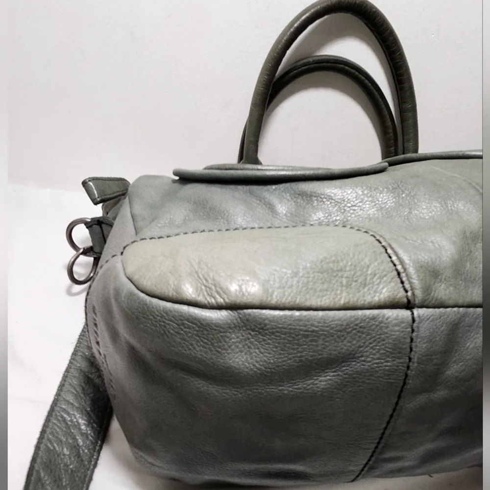 Liebskind Distressed Leather Satchel with Removable Shoulder Strap - Picture 6 of 14